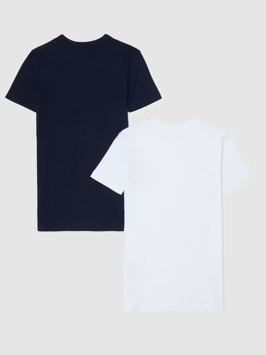 Bipack t-shirt intime in cotone tinta unita_1