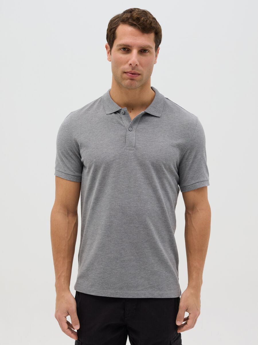 Regular-fit polo shirt in cotton_0