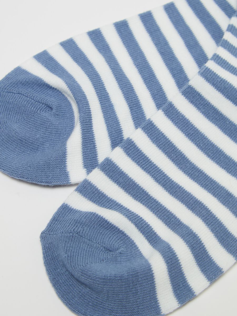 Three-pair pack sneaker liners with teddy bear embroidery_2