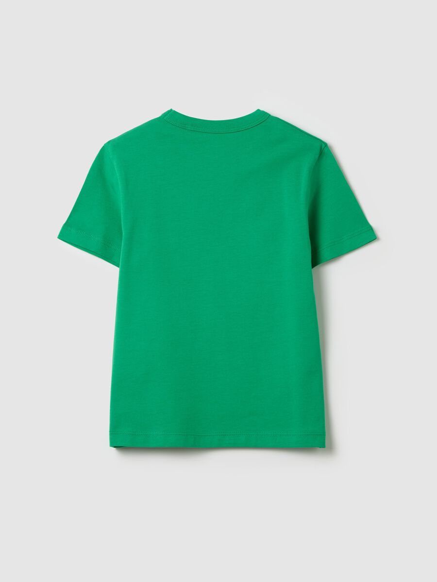 Solid colour T-shirt in organic cotton_1