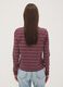 T-shirt multicolor in puro cotone a righe con girocollo regular fit_3