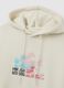 Beige regular fit cotton-blend hooded sweatshirt_5