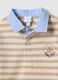 Multicolor Striped Stretch Cotton Polo with Mickey Mouse Embroidery_2