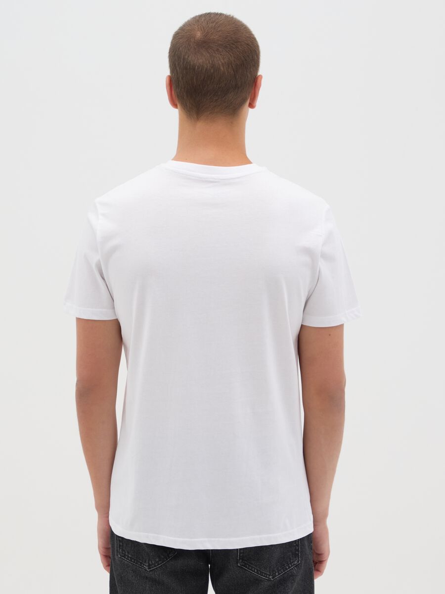 White T-shirt with ramen print from Ovs_3
