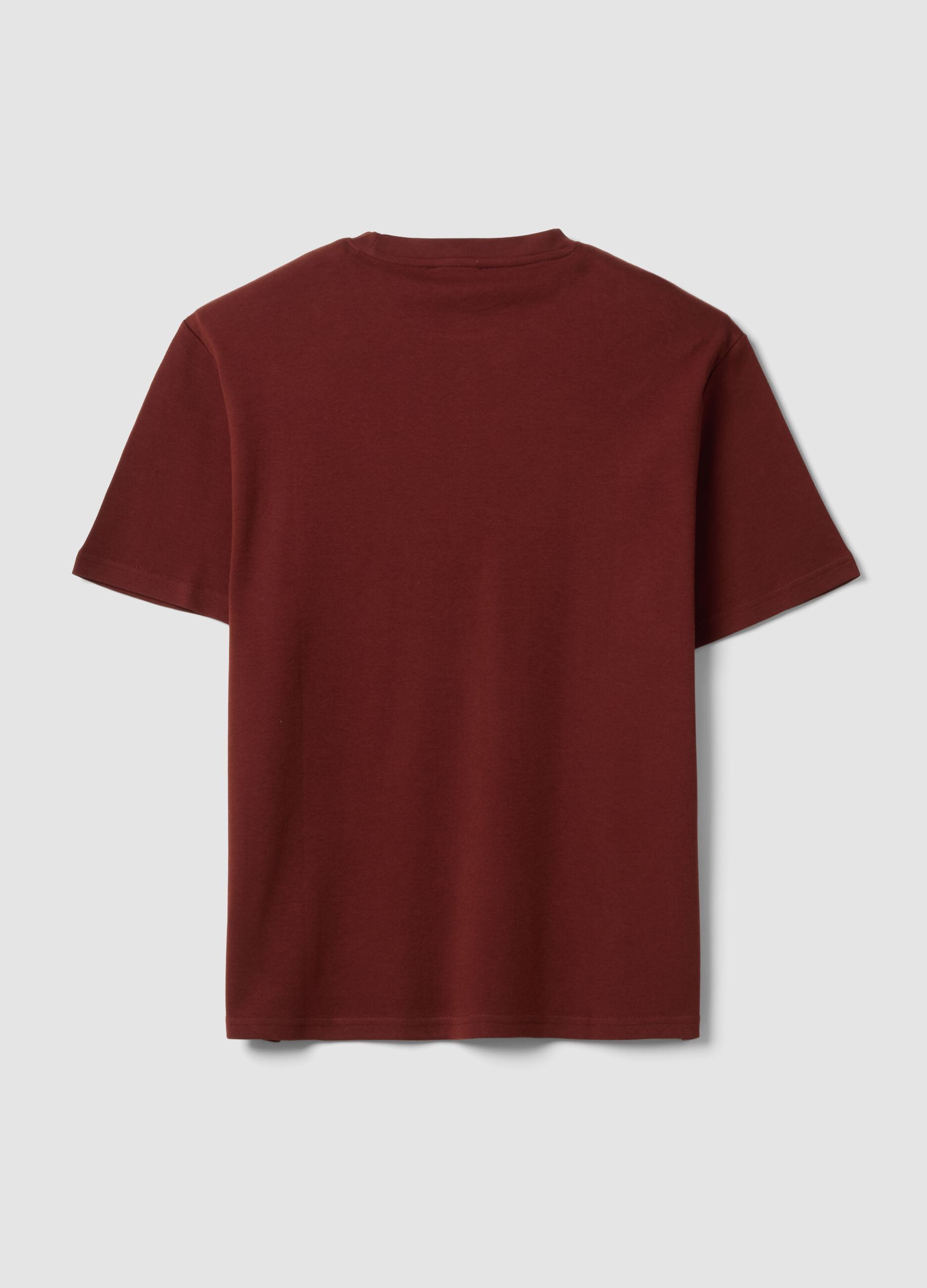 Red The Iconic Tee pure cotton short-sleeve T-shirt, relaxed fit