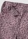 Pink leopard-print pure cotton trousers for baby girl, regular fit_3