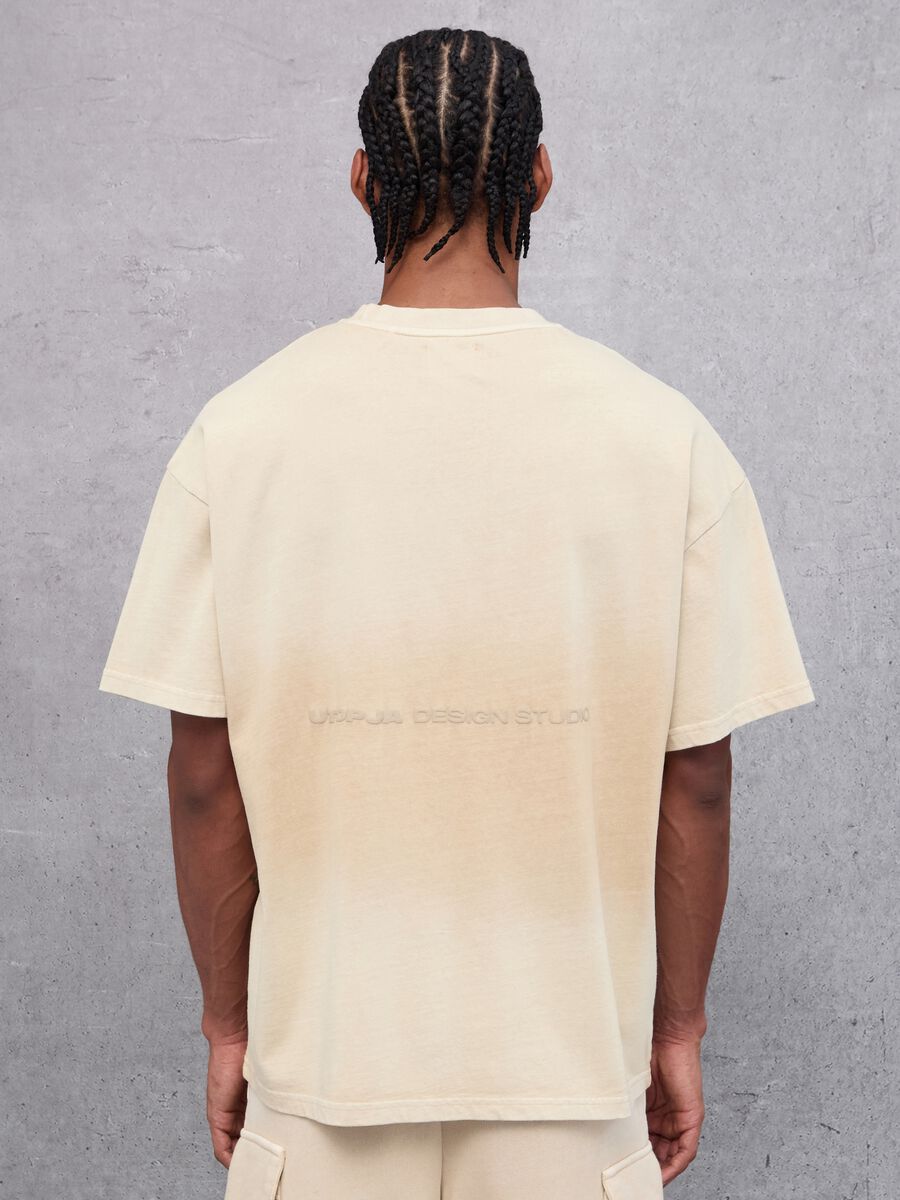 Sunfaded Graphic T-shirt Sand_3