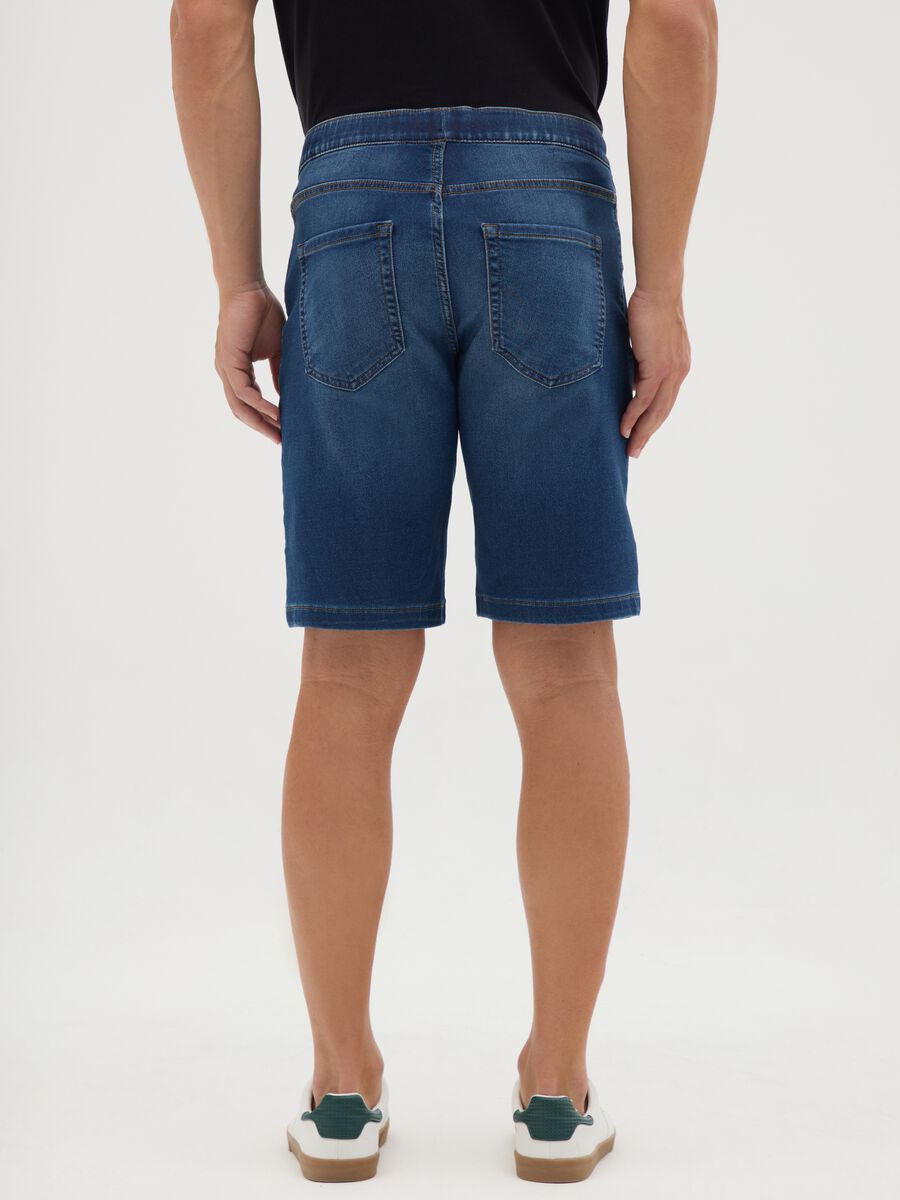 Men's Regular Fit Denim Shorts_3