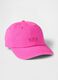 Fuchsia cotton baseball cap_0