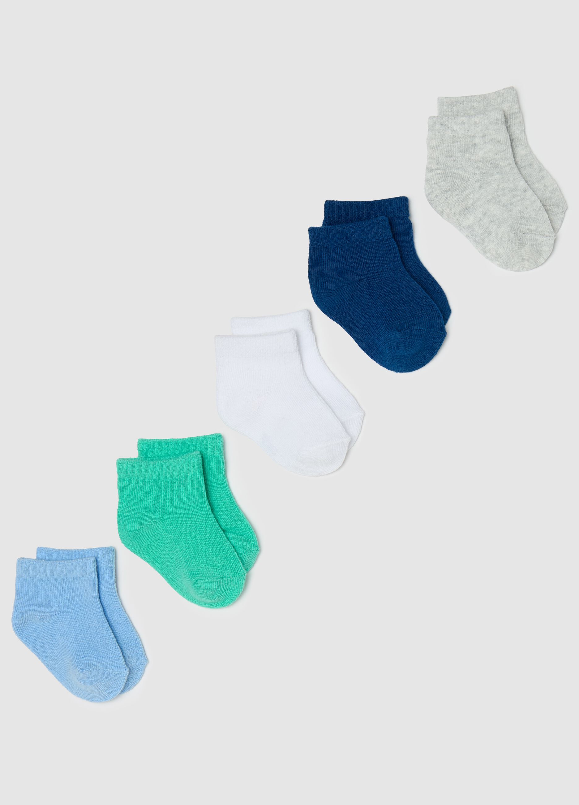 Five-pair pack short stretch socks