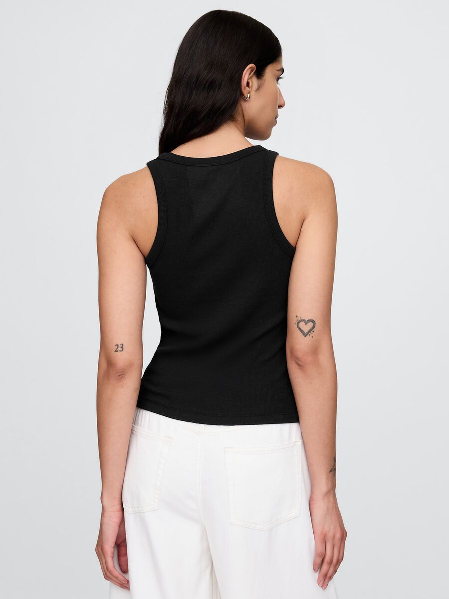 Women's Black Tank Top GAP_2