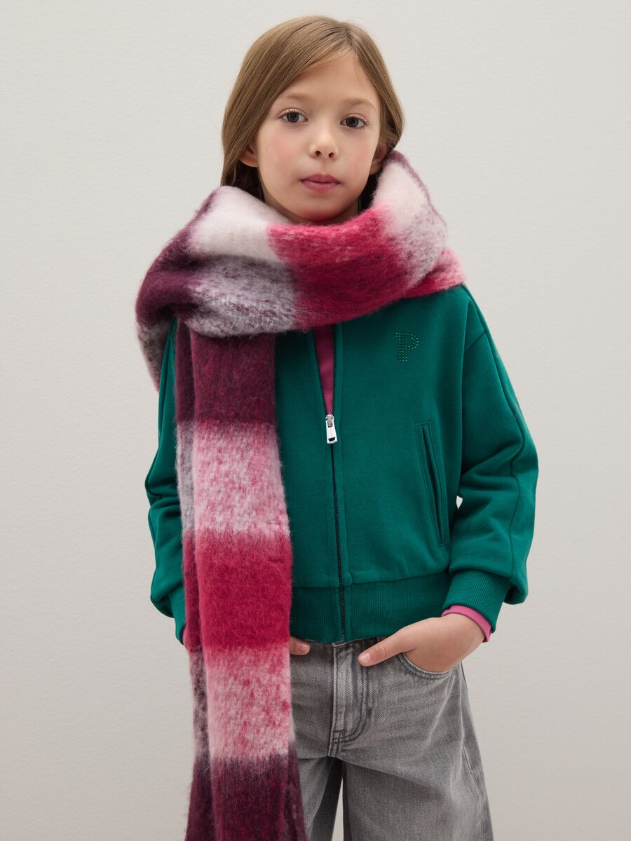 Girls' pure cotton green sweatshirt regular fit_1