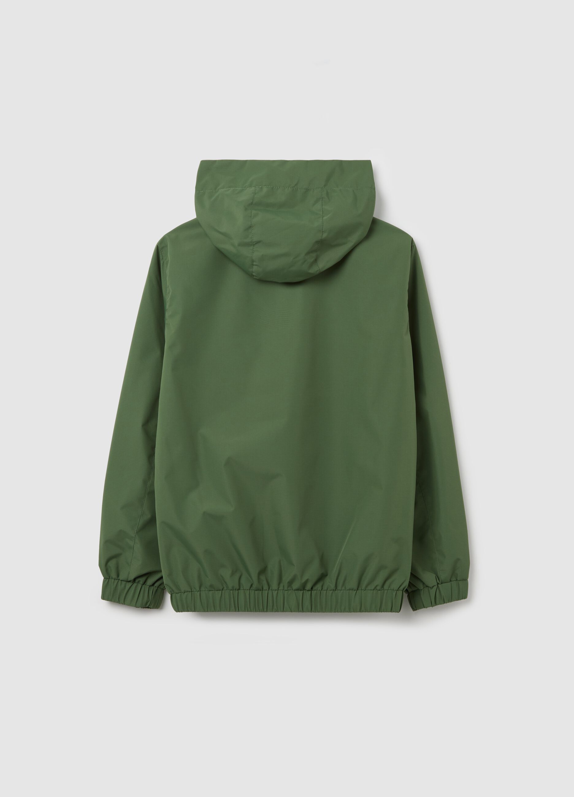Waterproof jacket with hood