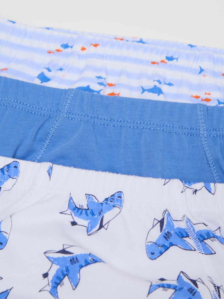Five-pack cotton briefs with print_2