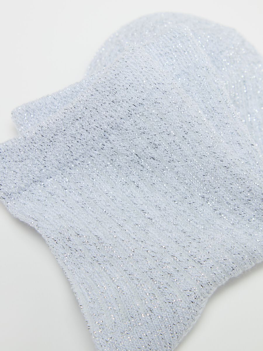 Two-pack ribbed socks with lurex_2