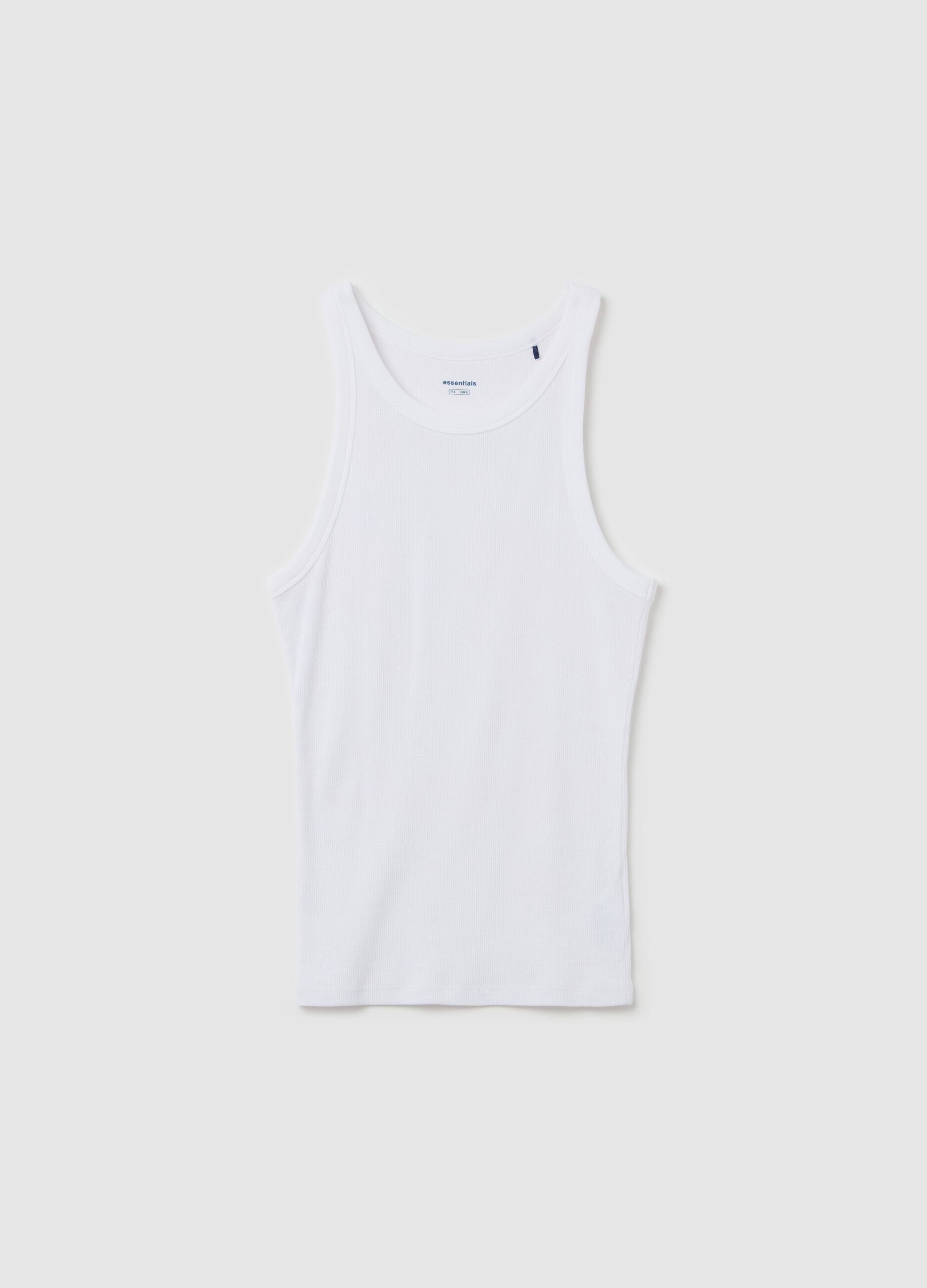 Ribbed tank top