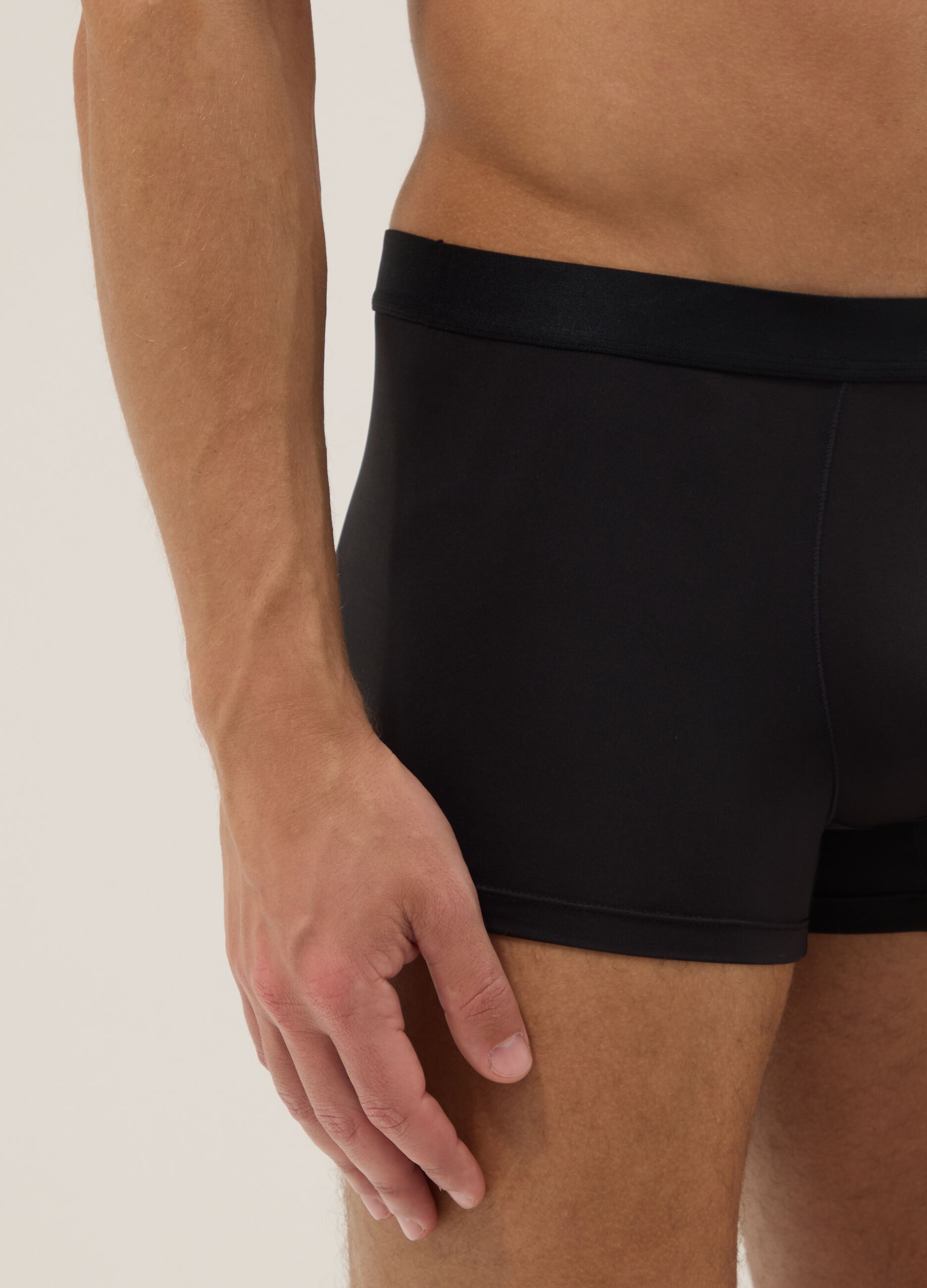 Tripack of Black Regular Fit Boxers