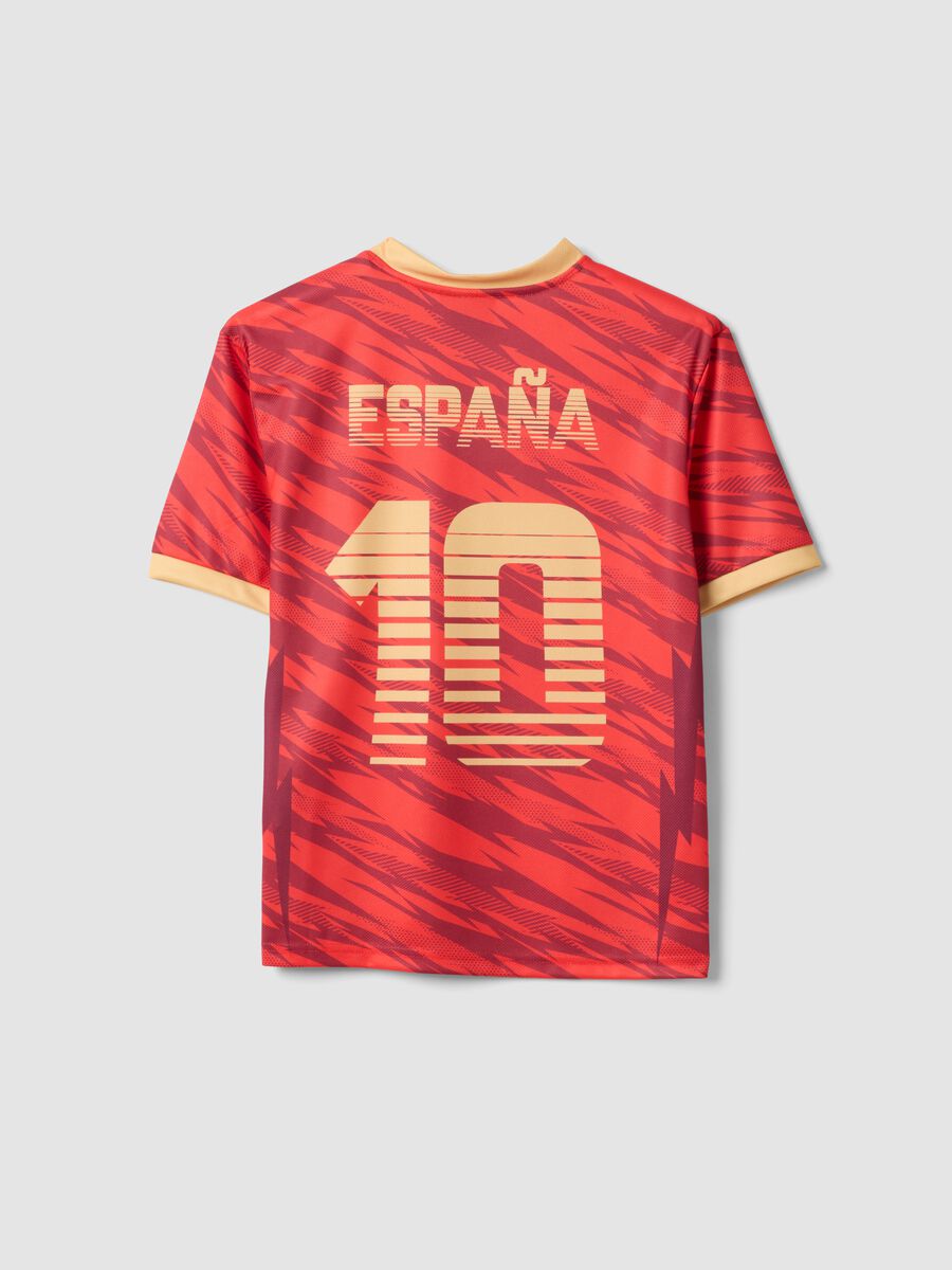 Kids&rsquo; Red Spain Short-Sleeve T-shirt &ndash; Oversized Fit_1