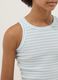 Girls&rsquo; multicolour striped fitted stretch-cotton vest top_2