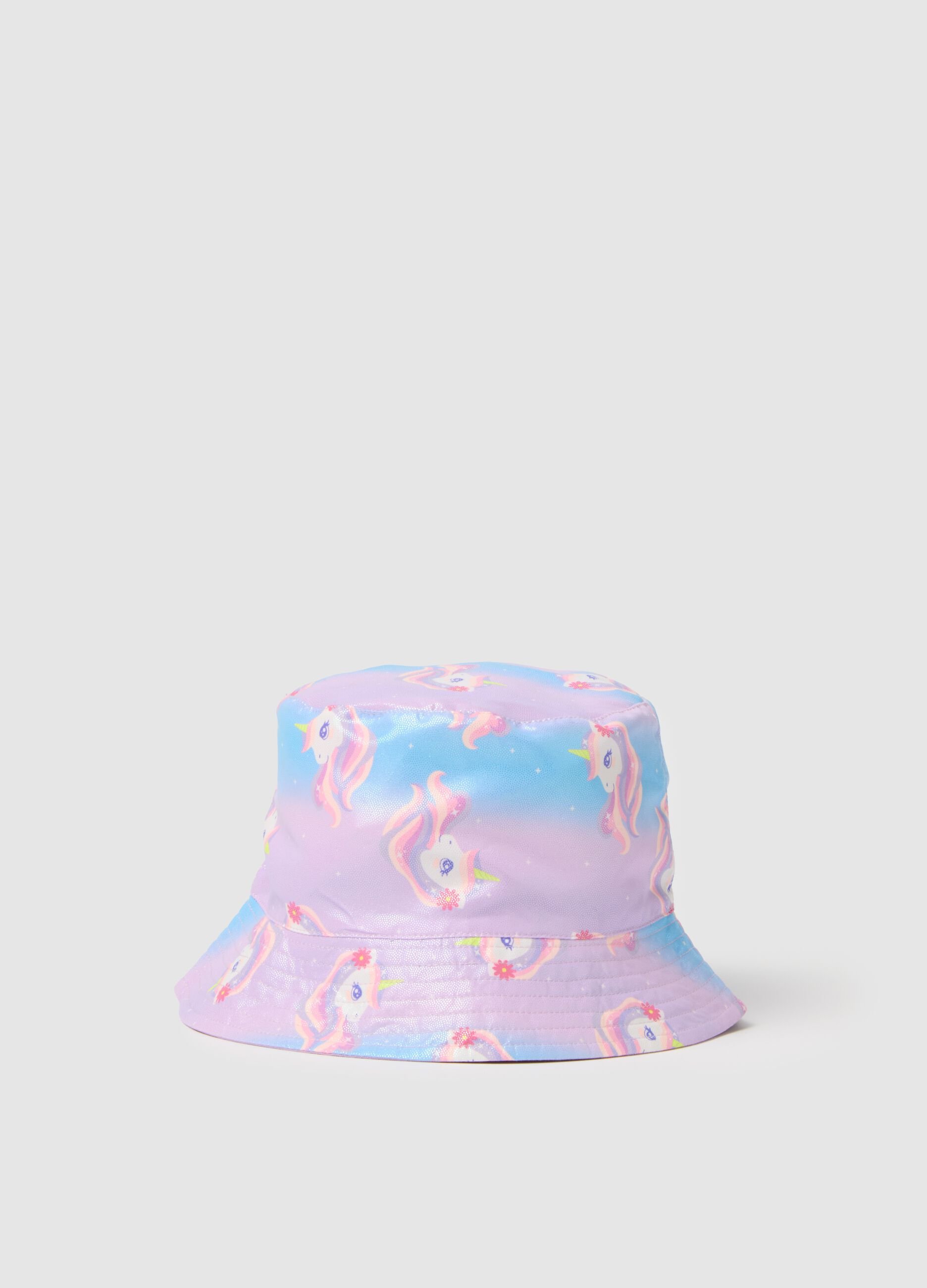 Multicolour girls' bucket hat