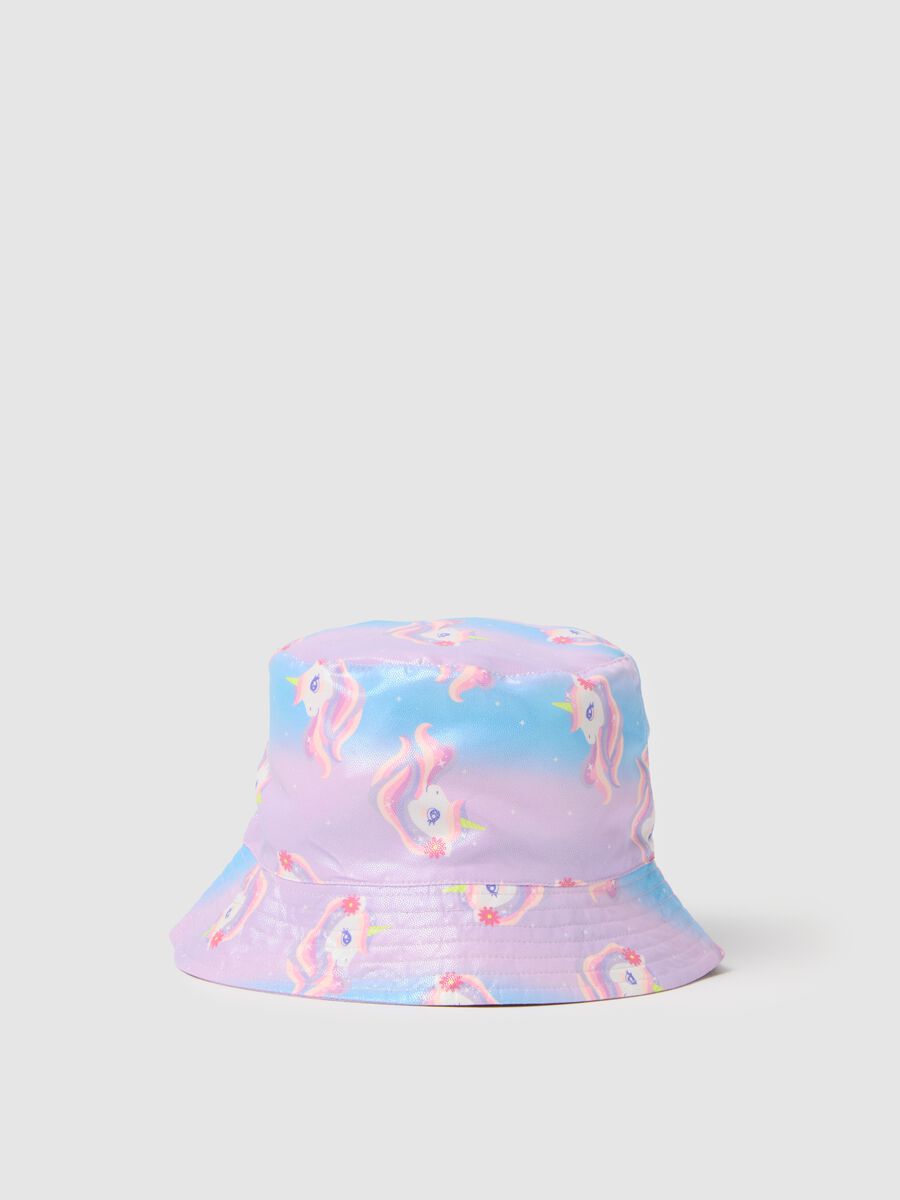 Multicolour girls' bucket hat_0
