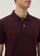 Polo in puro cotone viola slim fit_3