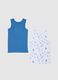 Multi-colour children's cotton vest twin pack - regular fit_1