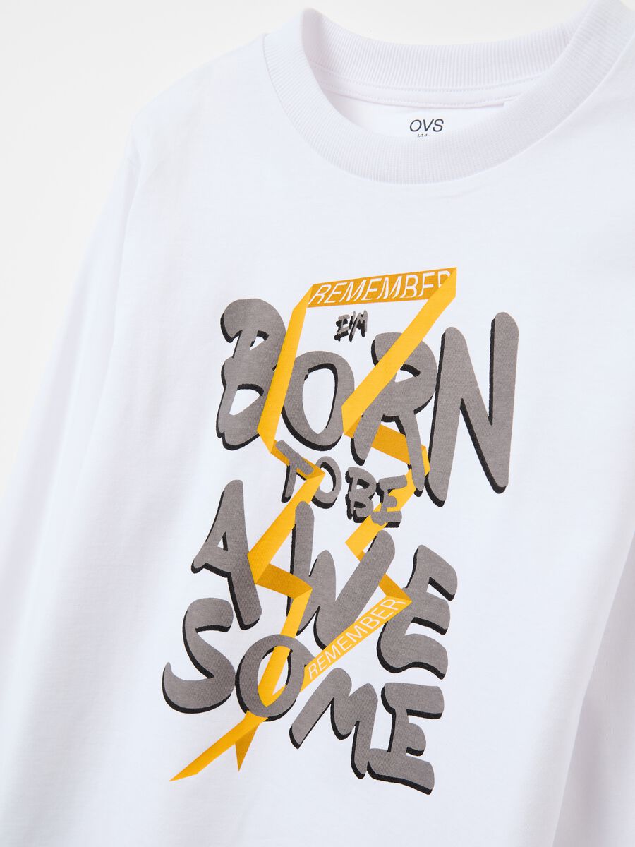 T-shirt con stampa a maniche lunghe_5