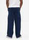 Blue Stretch Fabric Trousers for Kids_2