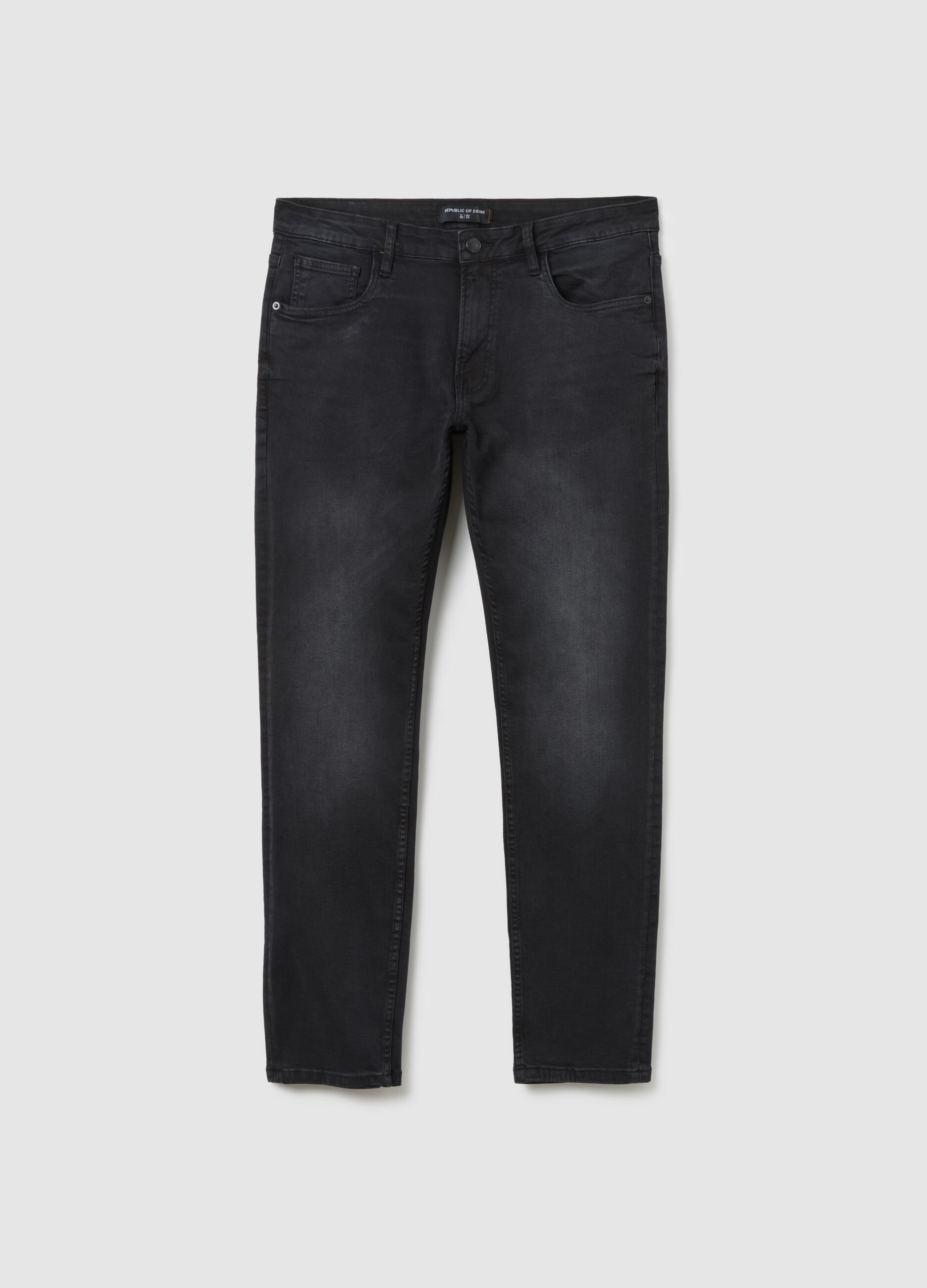 Black Slim Fit Denim Jeans