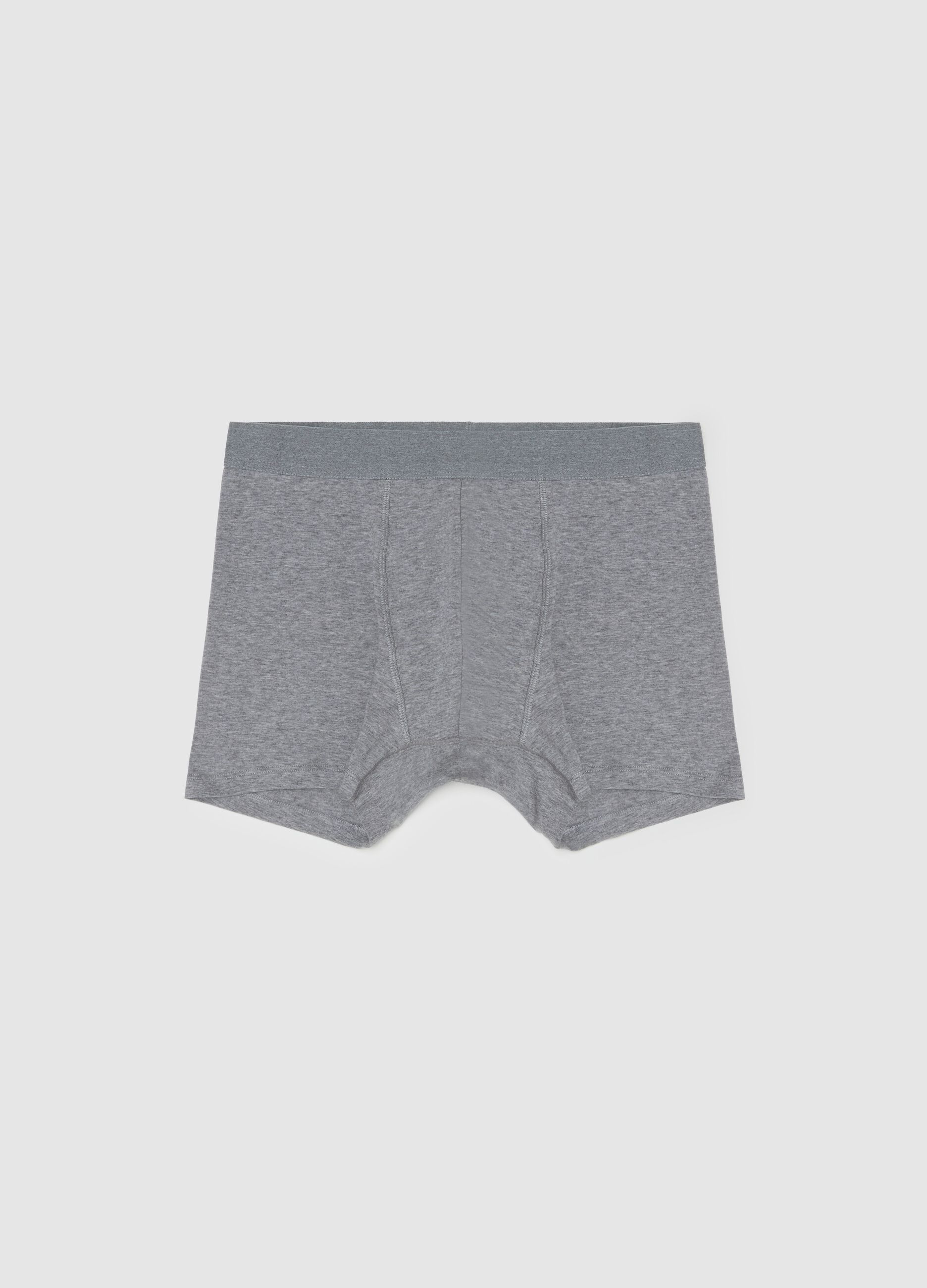 Boxer midi in cotone stretch