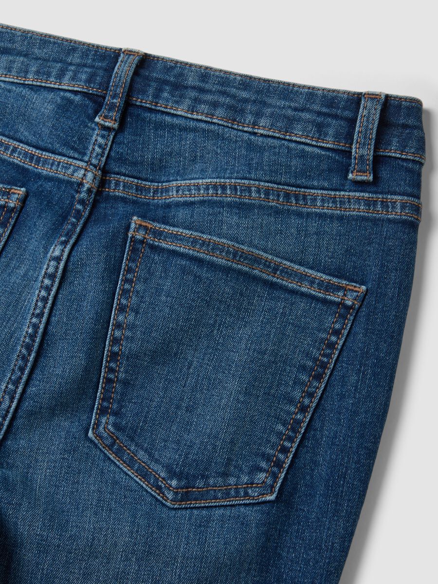 Blue denim skinny-fit jeans in stretch cotton_5