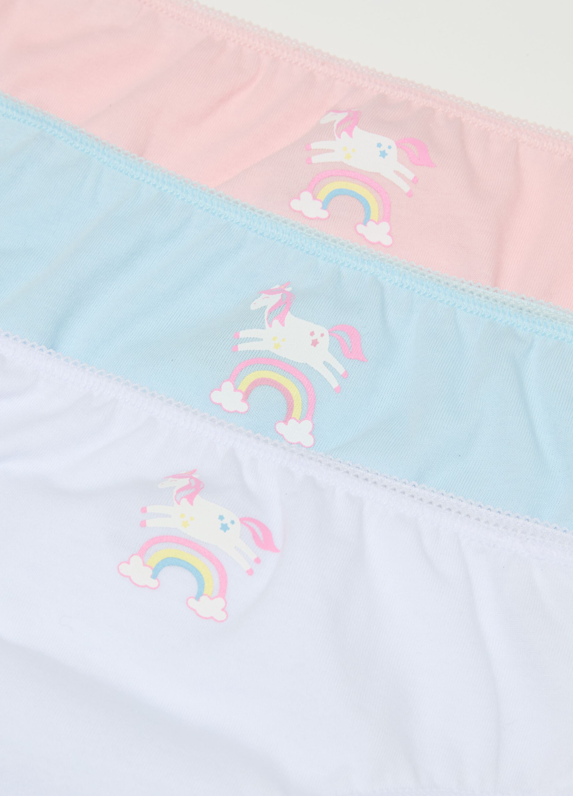 Seven-pack briefs in cotton with bow