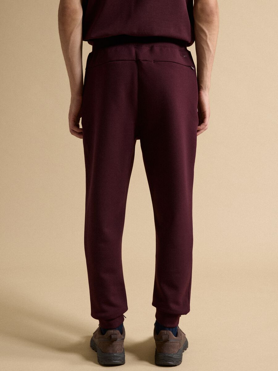 Jogger rossi regular fit in tessuto elasticizzato Easy dry_2