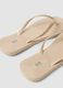 Beige flip-flops with glitter straps_2