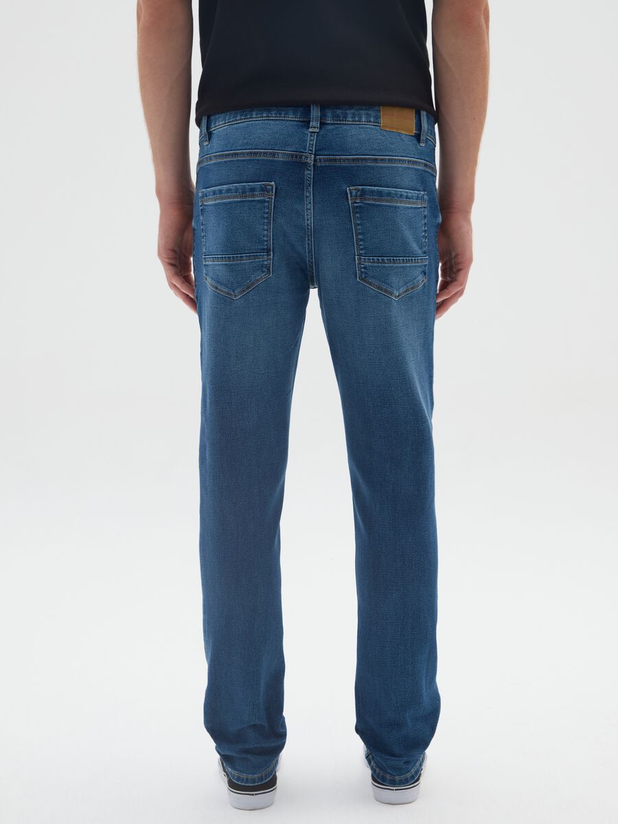 Jeans in denim blu slim fit_2