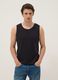 Black pure cotton vest_2