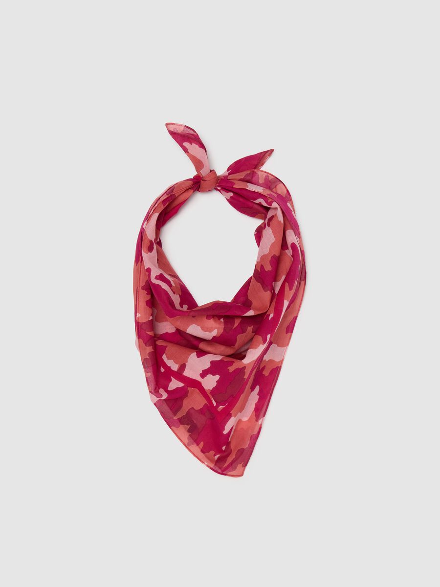 Camouflage Cotton Scarf_0