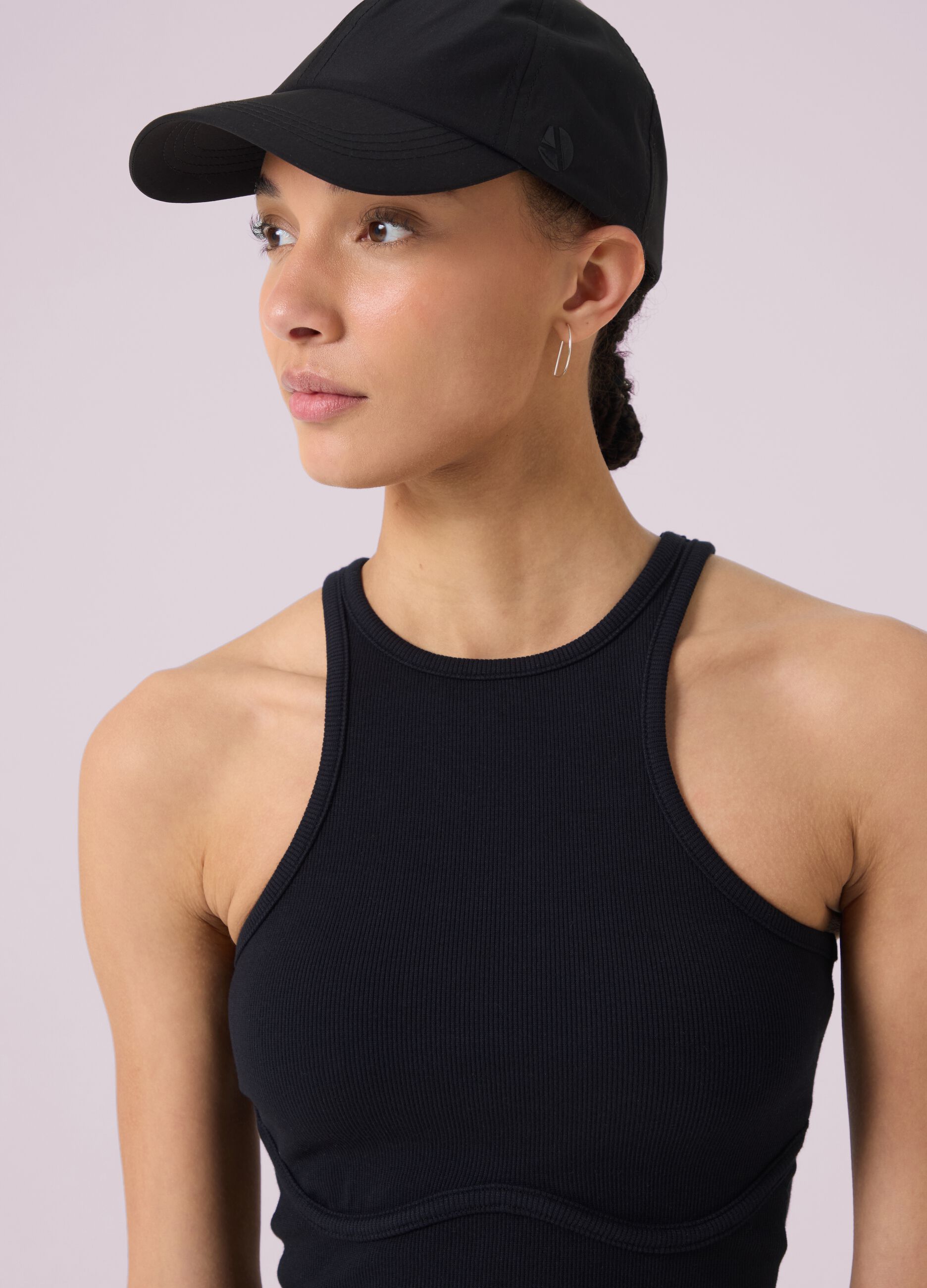 Ribbed Stretch Cotton Tank Top ALTAVIA STUDIO