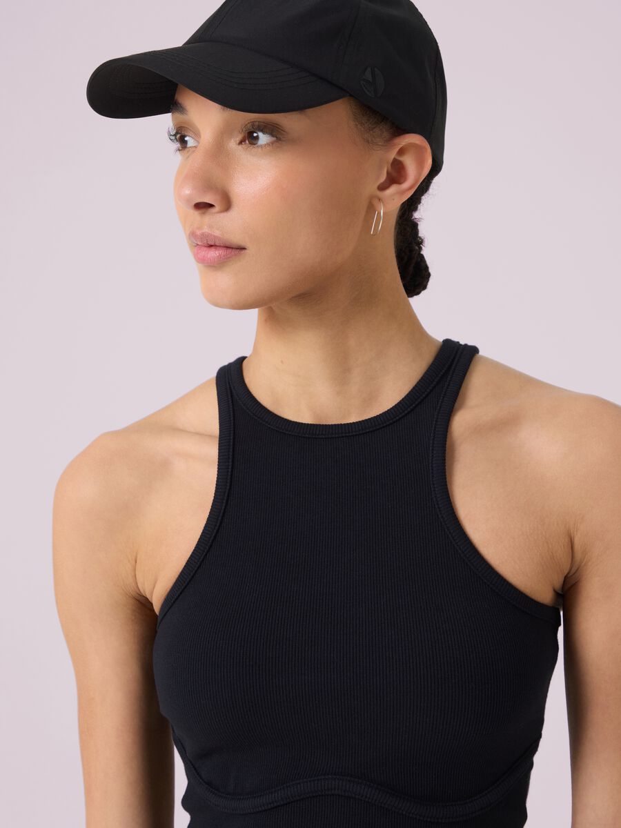 Tank top in cotone elasticizzato a costine ALTAVIA STUDIO_2