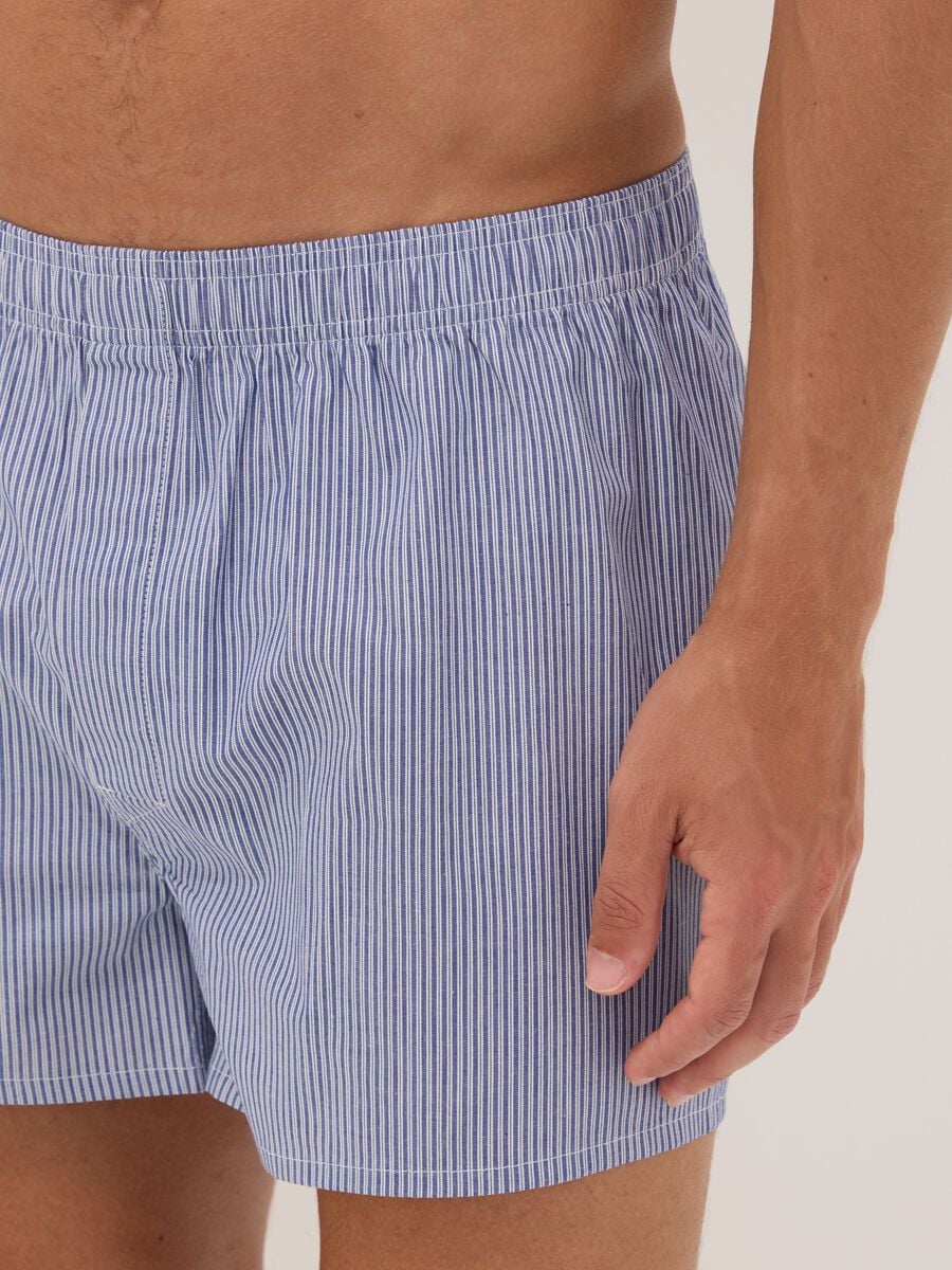 Bipack di boxer azzurri in puro cotone organico_3