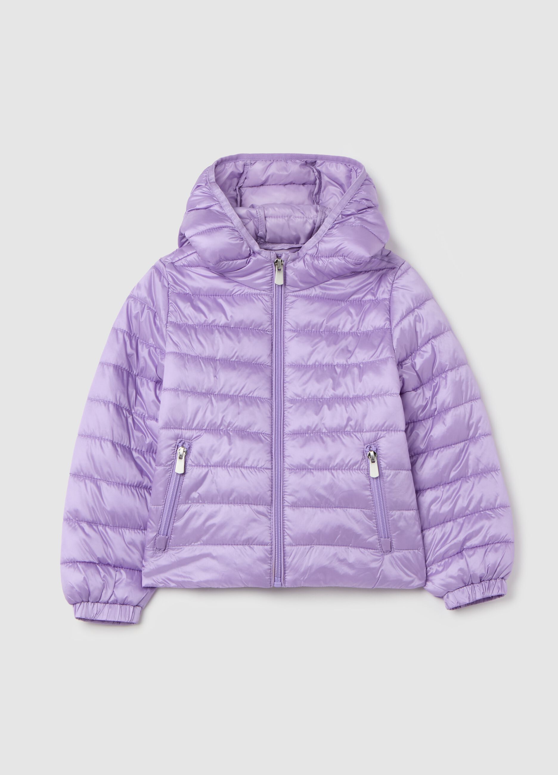 Piumino ultralight con cappuccio