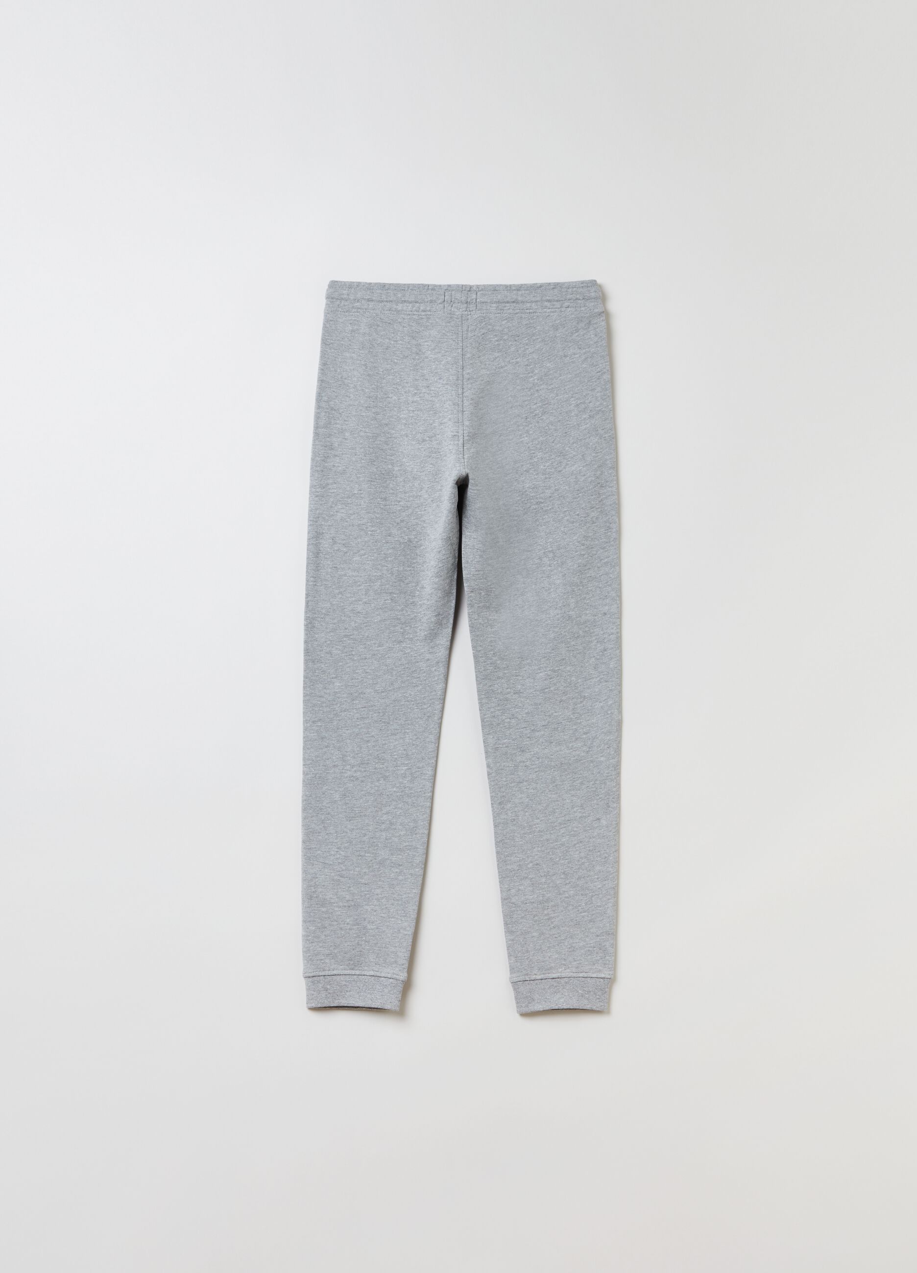 Joggers in felpa con coulisse_1
