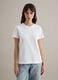 White crew neck cotton t-shirt with regular fit_2