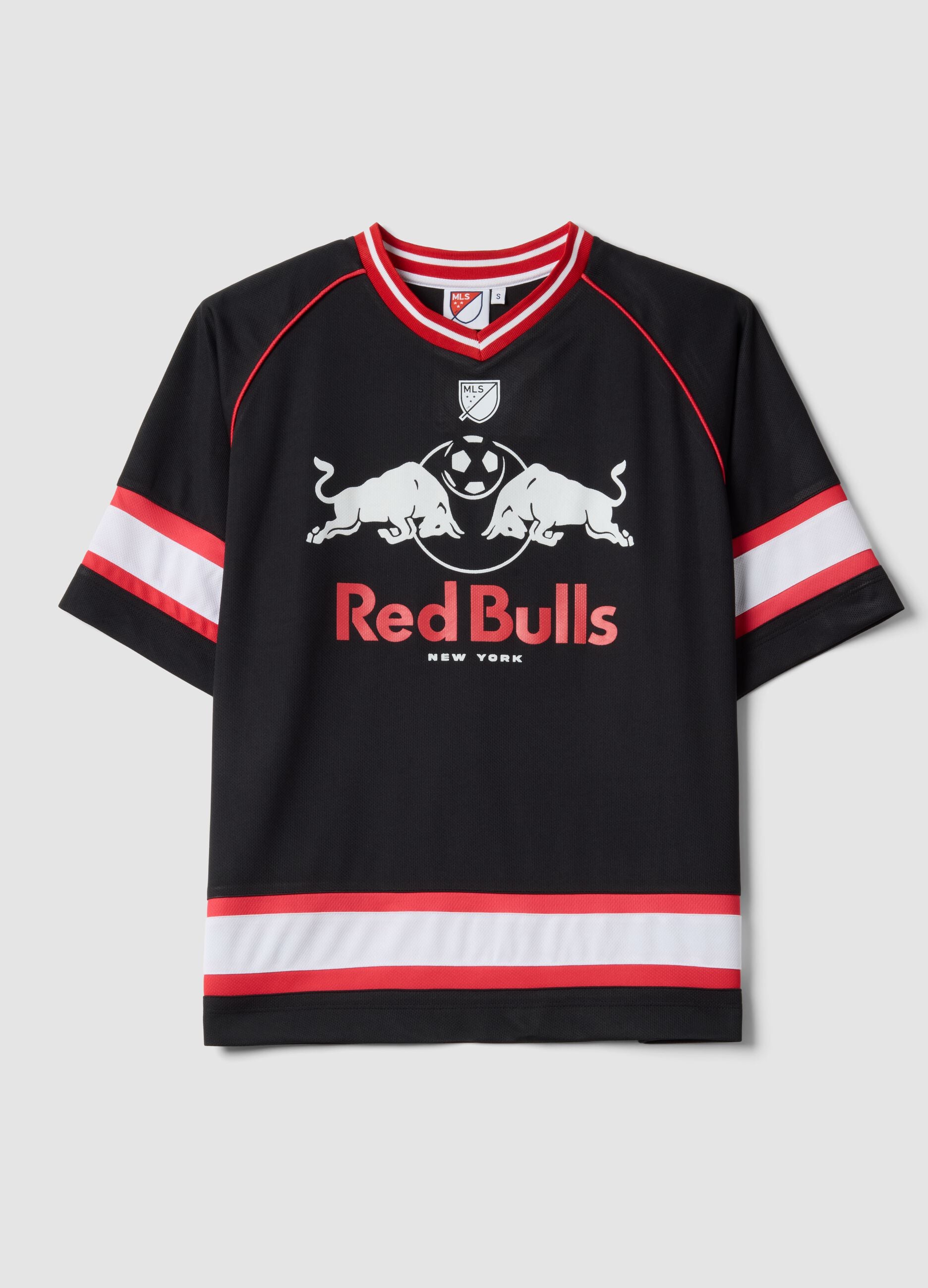 Multicolour pure cotton oversized fit Red Bulls T-shirt