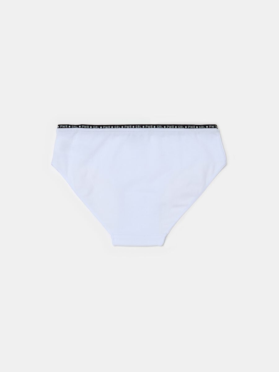 Organic cotton briefs with lettering_1
