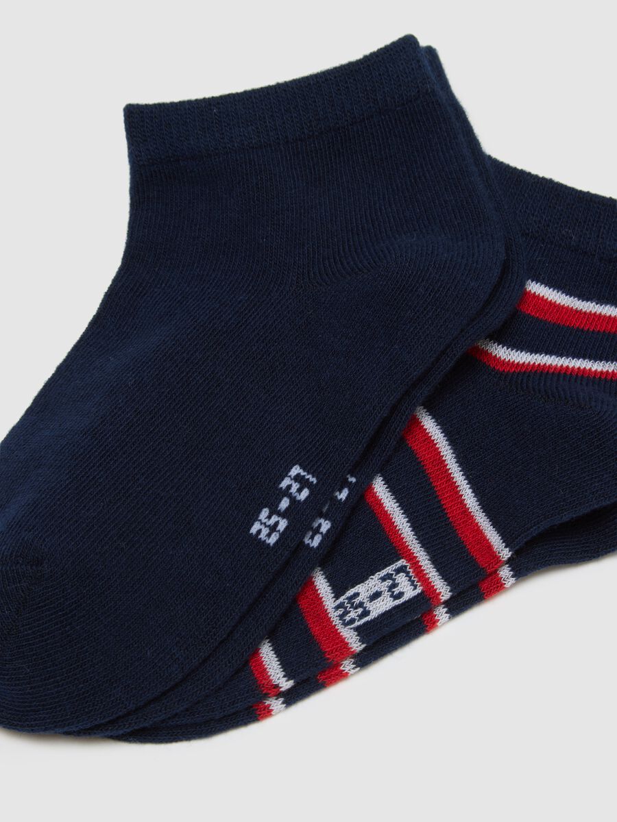 Multipack of children's socks in multicoloured cotton blend regular fit_1