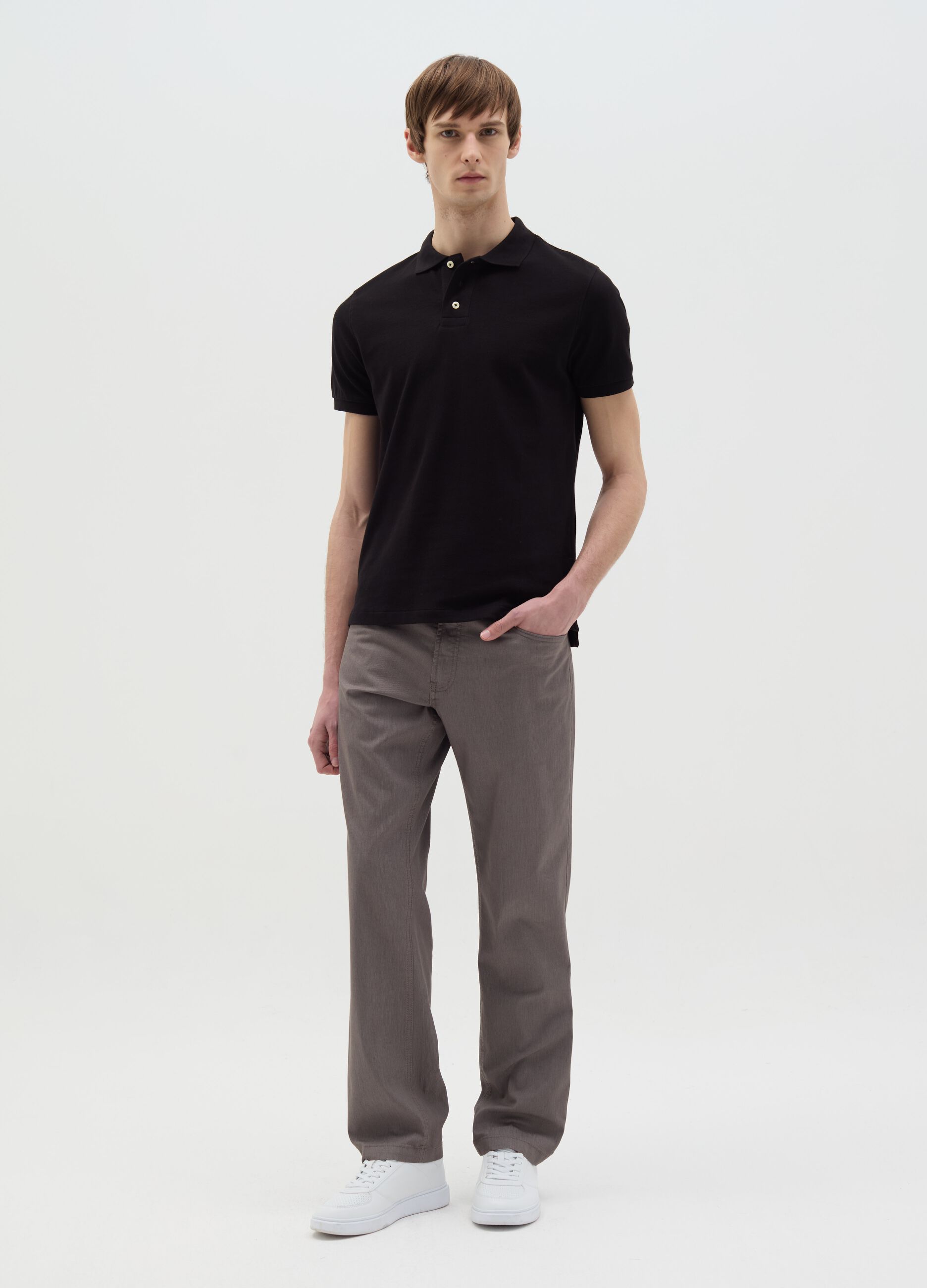 Polo in piquet di cotone bio 