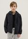 Boys' Light Black Jacket Regular Fit_0