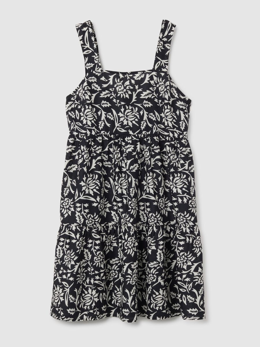 Women's multicolour pure cotton dress regular fit_0